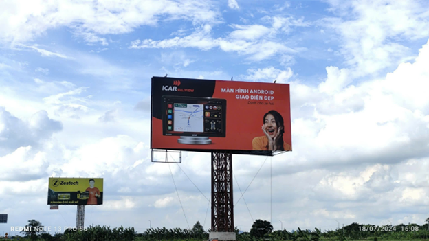 Billboard quảng cáo ngoài trời 2 mặt