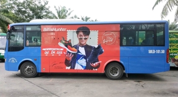 Quảng cáo trên xe Bus